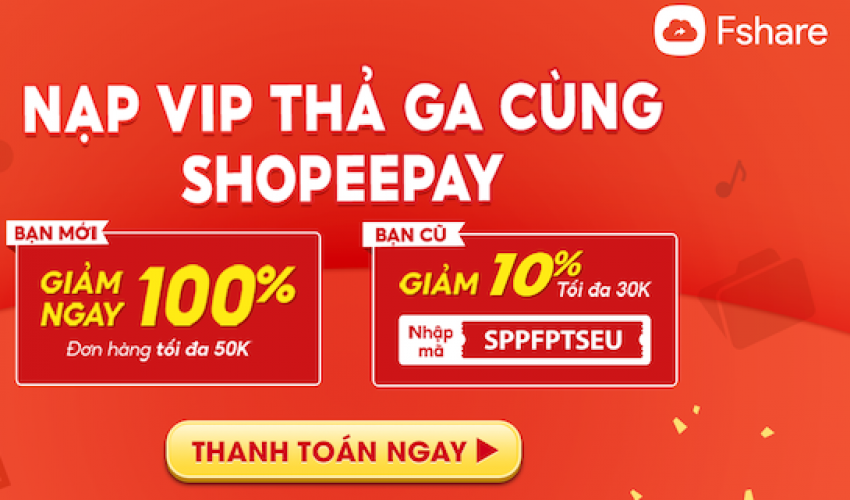 Hot deal tháng 11: Rinh ngay ưu đãi “khủng” Fshare qua ví ...